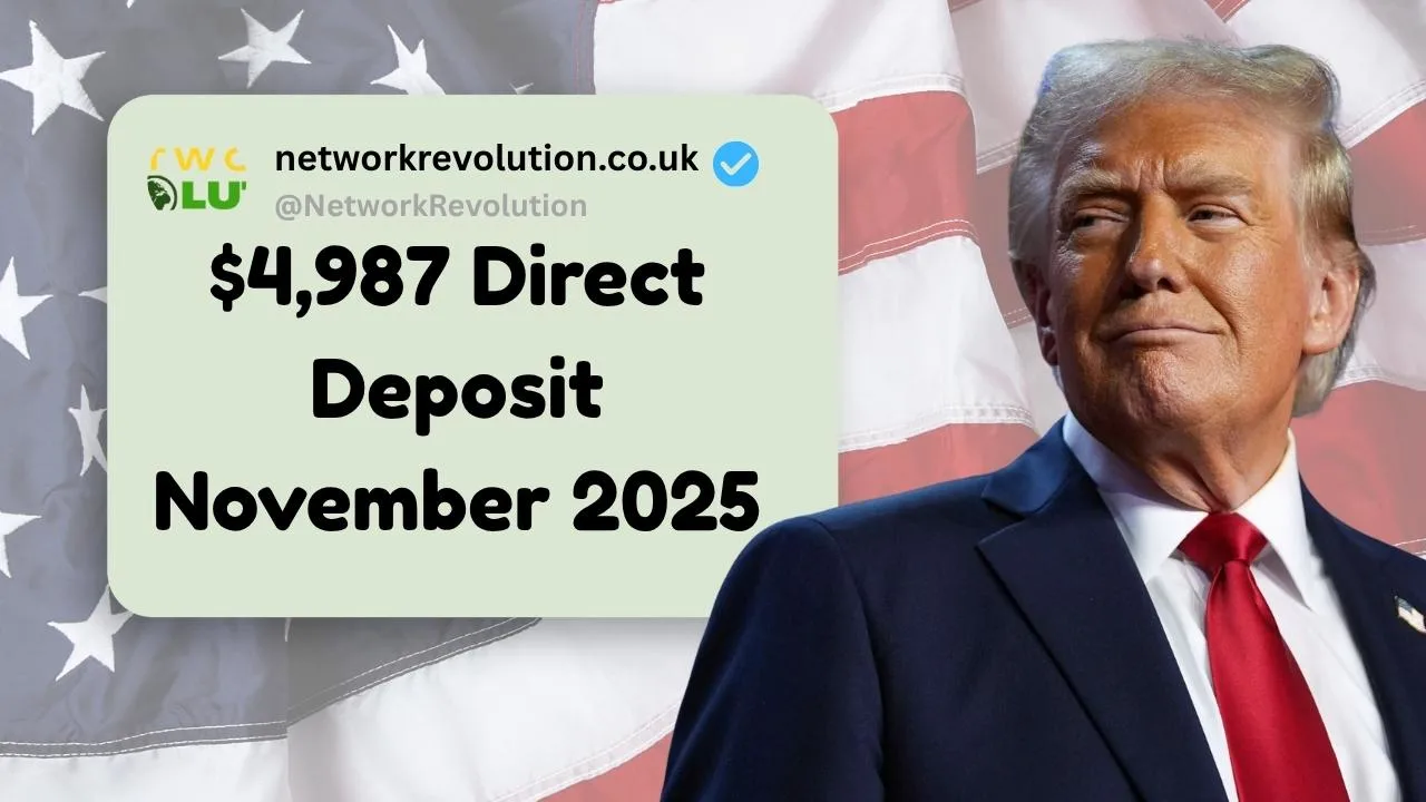 $4,987 Direct Deposit November 2025