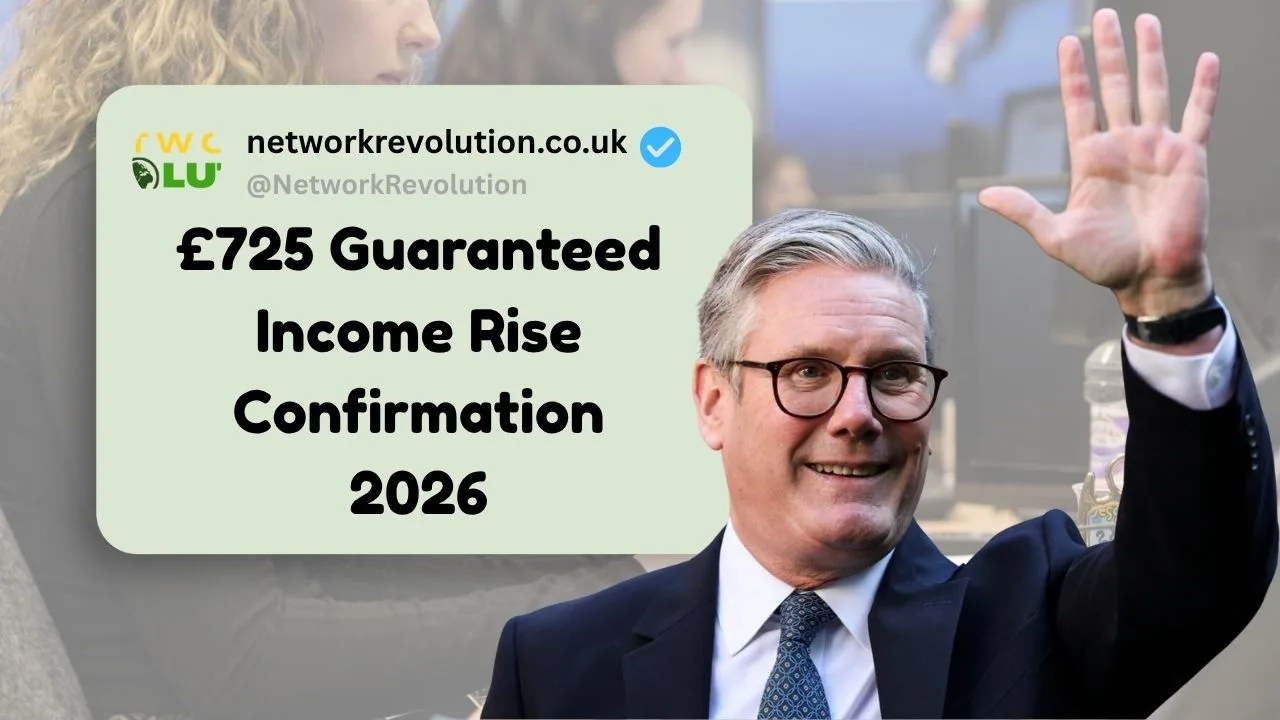 £725 Guaranteed Income Rise Confirmation 2026