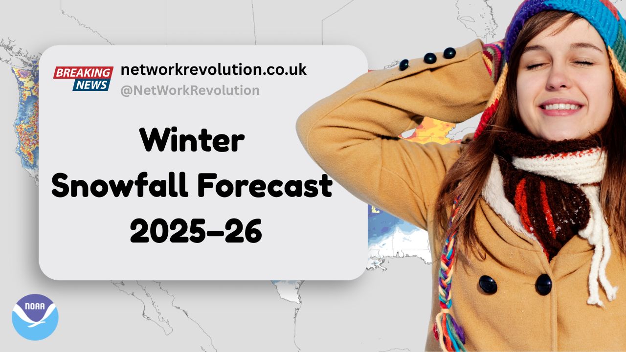 Winter Snowfall Forecast 2025–26: When and Where the U.S. Will See Snowfall This Year