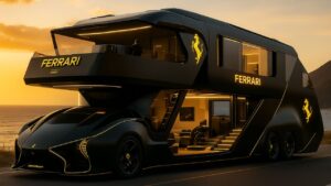 2026 Ferrari Motorhome Revealed: V8 Hybrid Power, Smart Tech, and $750,000 Luxury on Wheels