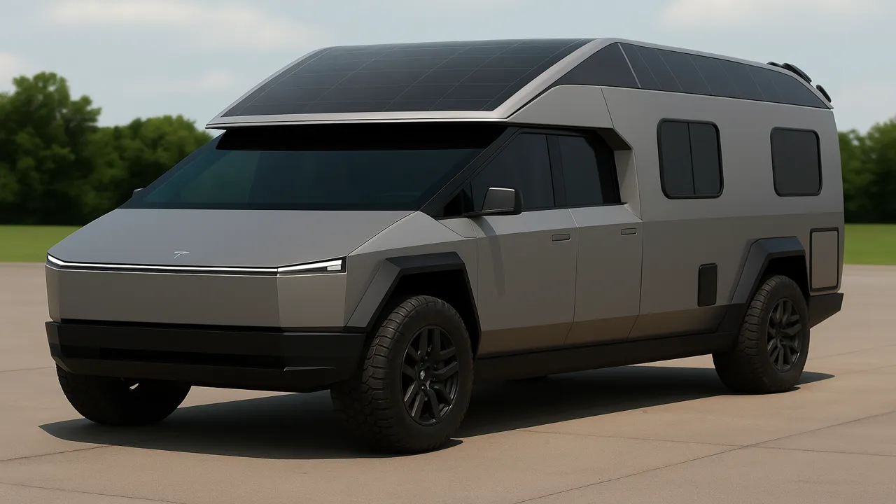 2026 Tesla Cybertruck Adventure Camper: Solar Roof Off Grid Power and